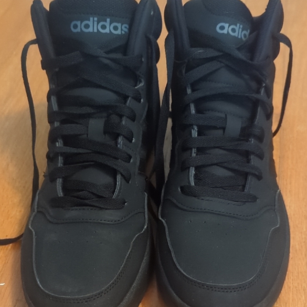 Adidas Black High-Top Trainers